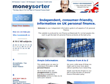 Tablet Screenshot of moneysorter.co.uk